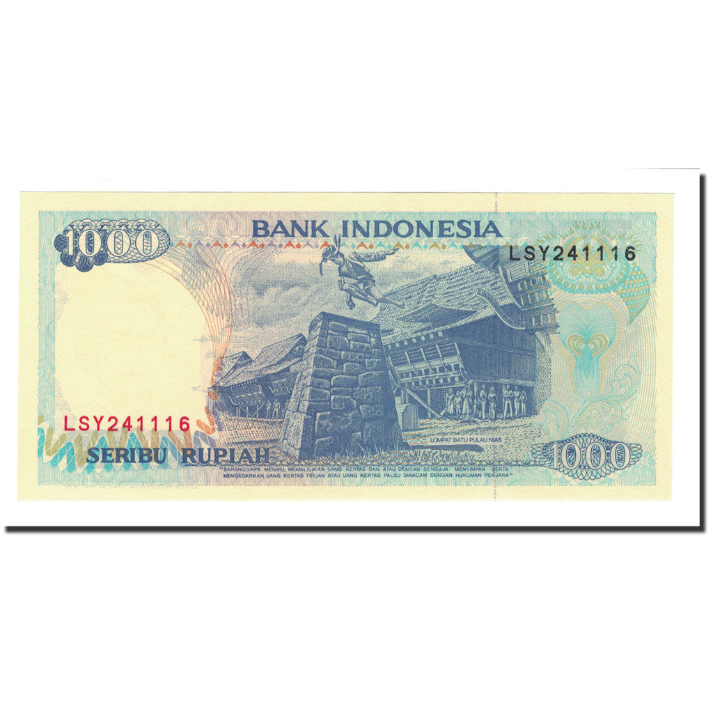 Banknote, Indonesia, 1000 Rupiah, 1992-1996, KM:129e, UNC(65-70)
