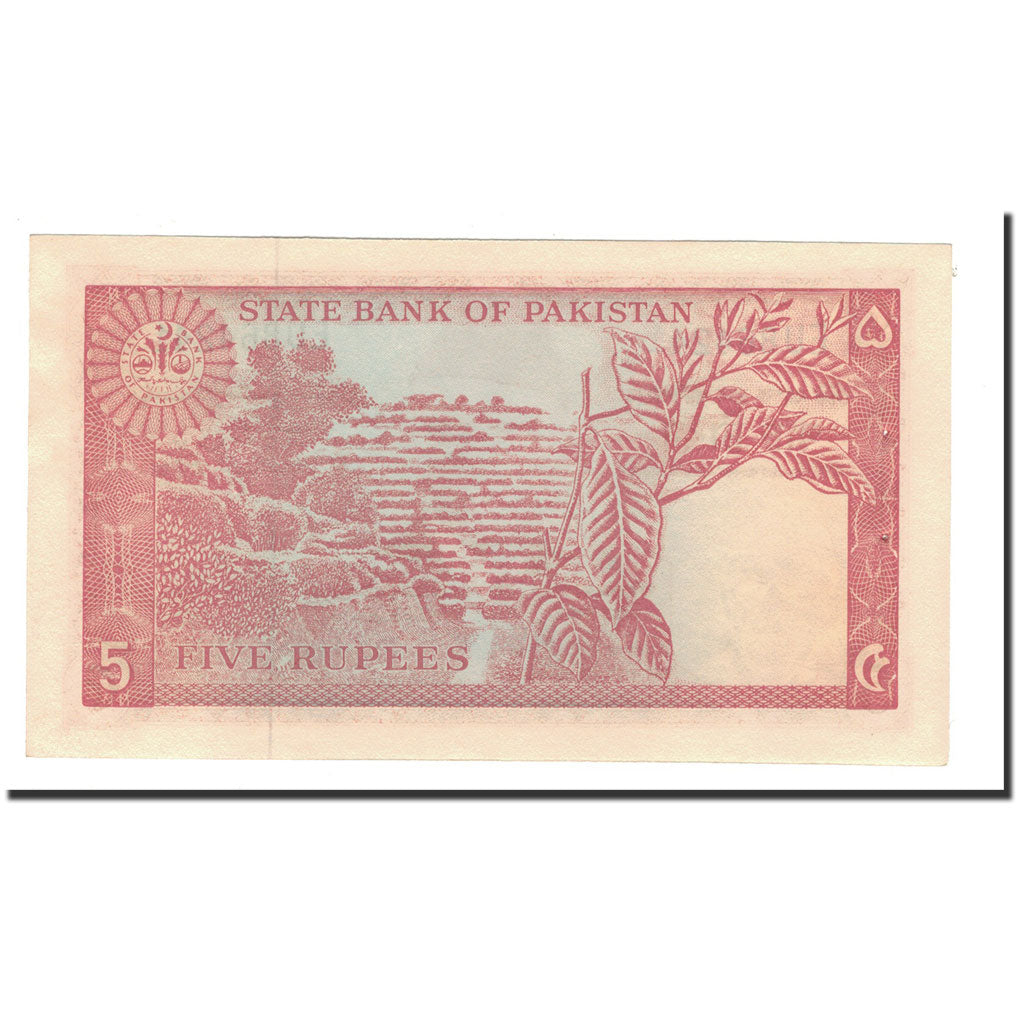 Banknote, Pakistan, 5 Rupees, ND (1972-1978), KM:20a, UNC(65-70)