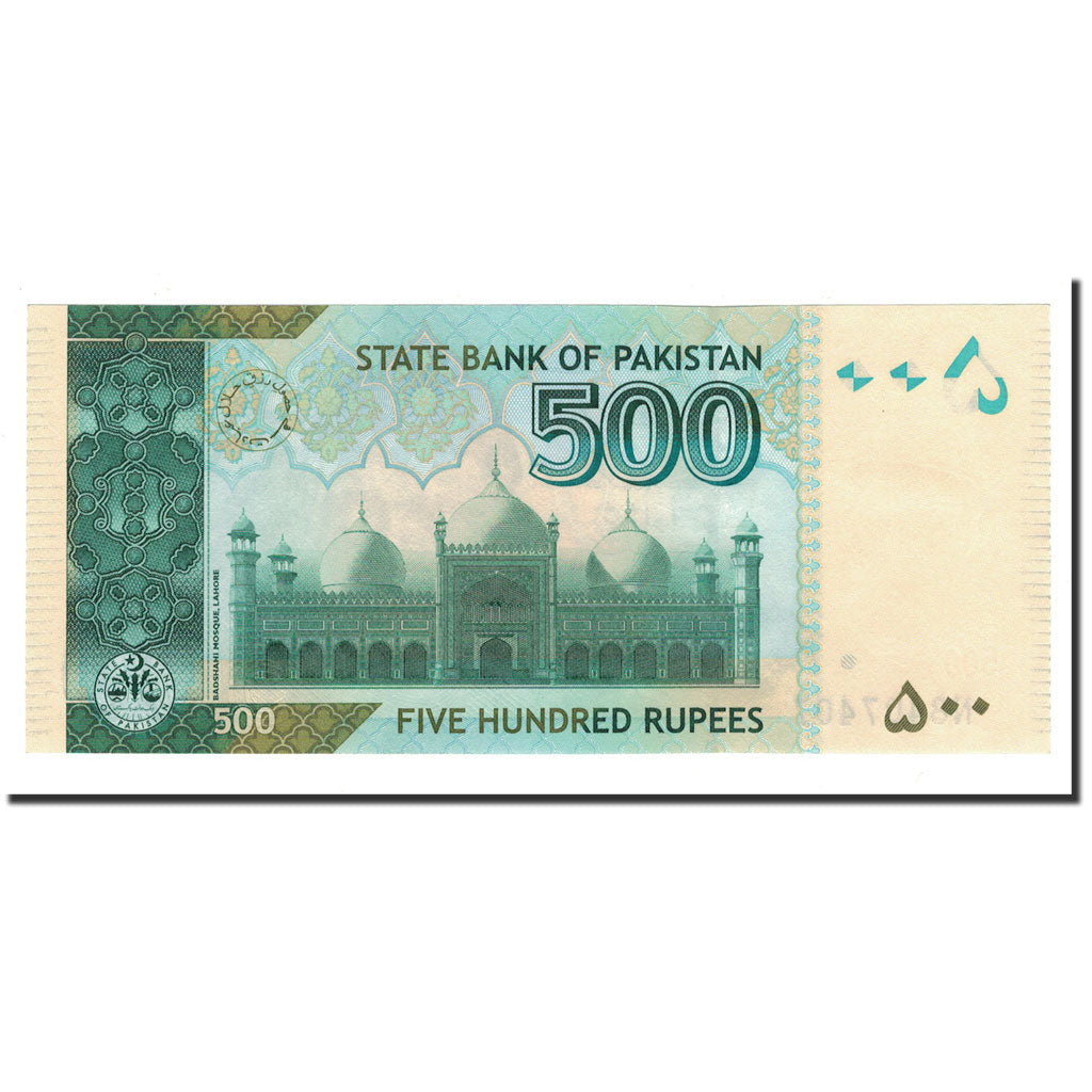 Banknote, Pakistan, 500 Rupees, 2007, KM:49b, UNC(65-70)