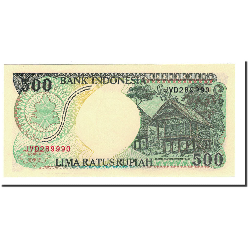 Banconote, Indonesia, 500 Rupiah, 1992-1996, KM:128e, FDS