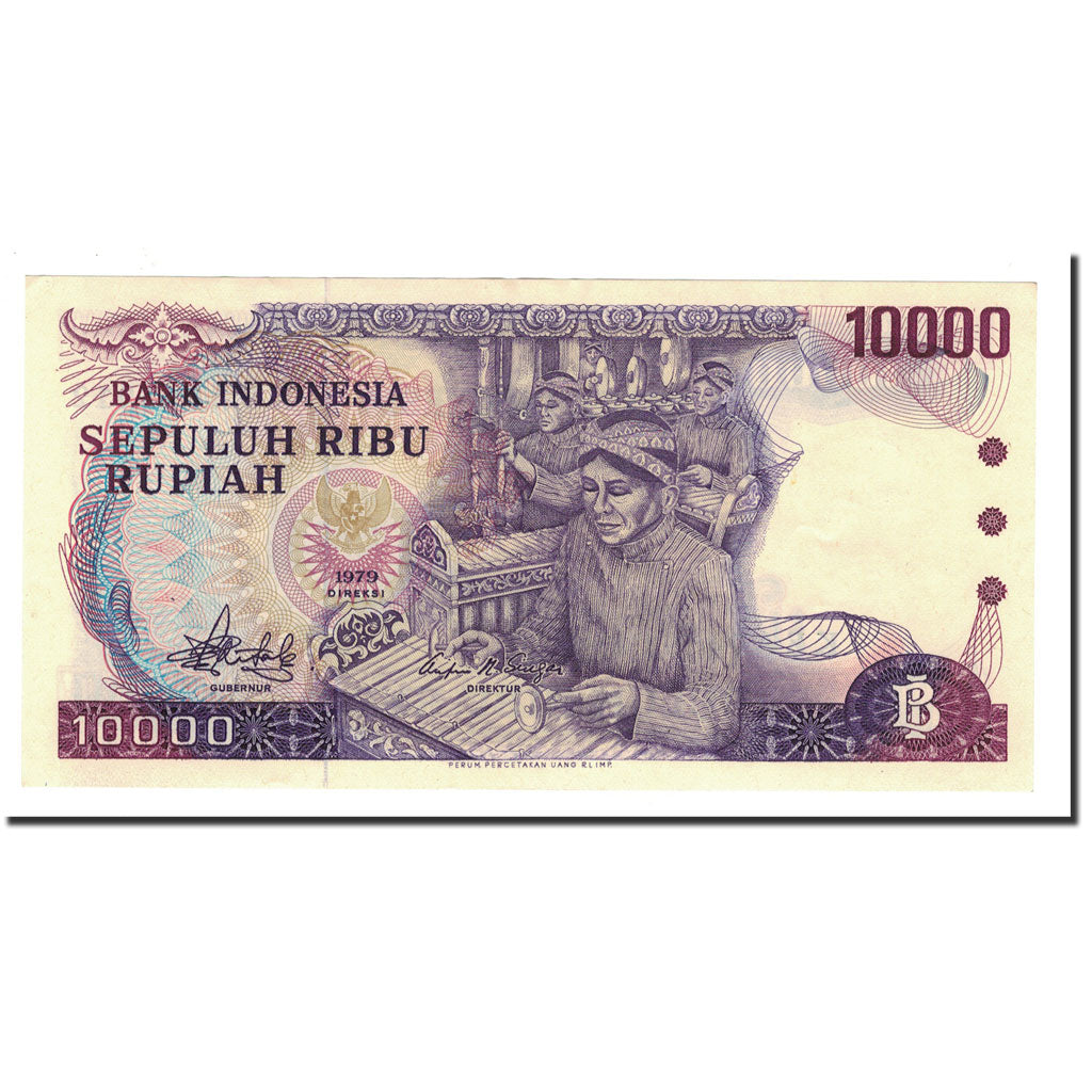 Indonesia, 10,000 Rupiah, 1979, KM:118, UNC(65-70)