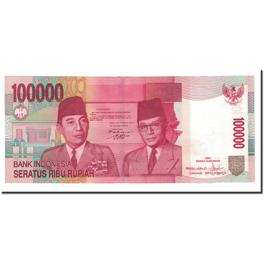 Indonesia, 100,000 Rupiah, 2004, KM:146a, UNC(65-70)