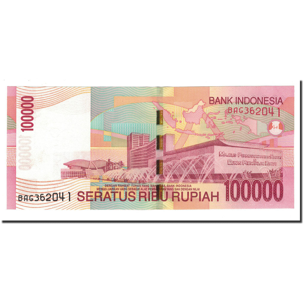 Indonesia, 100,000 Rupiah, 2004, KM:146a, UNC(65-70)