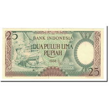 Banconote, Indonesia, 25 Rupiah, 1958, KM:57, FDS