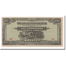 Malesia, 1000 Dollars, undated (1945), KM:M10b, SPL