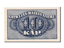 Billete, 10 Kapeikas, Letonia, UNC