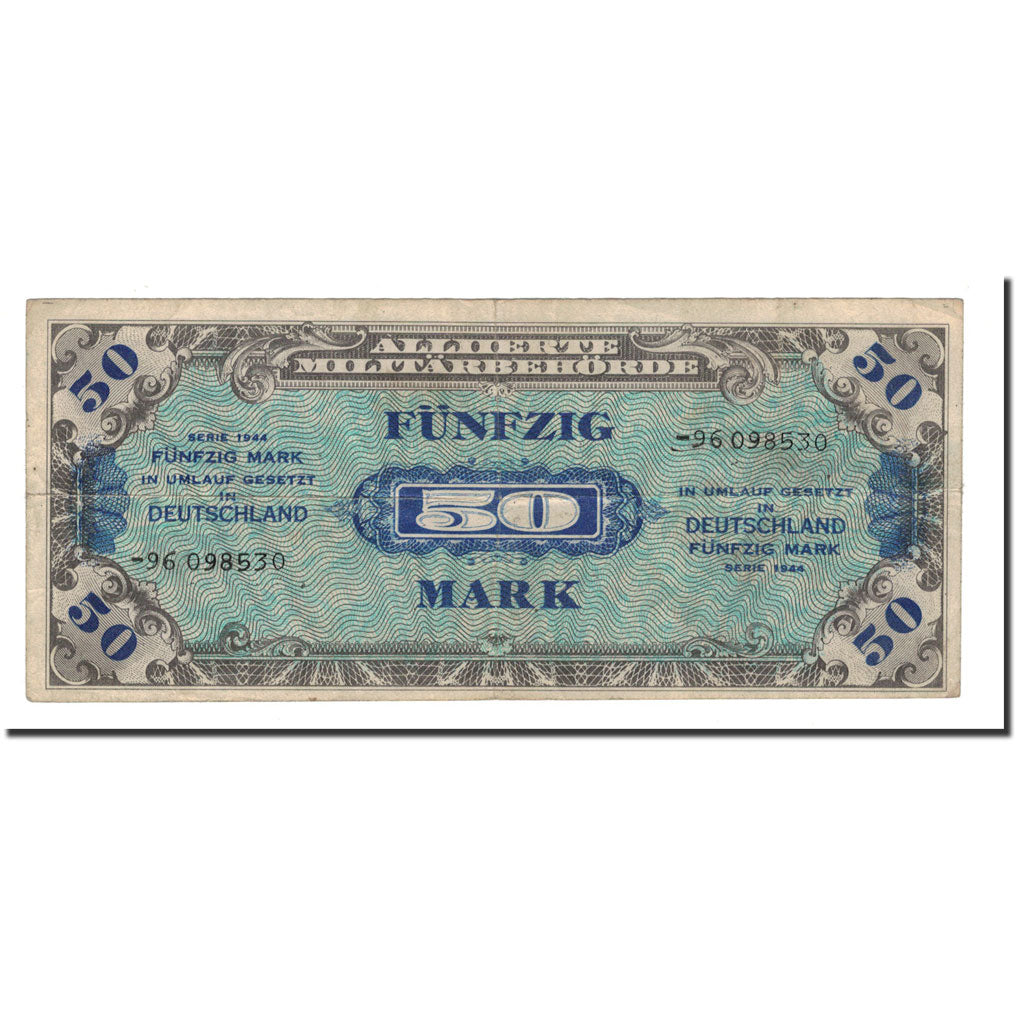 Billete, 50 Mark, 1944, Alemania, KM:196d, BC+