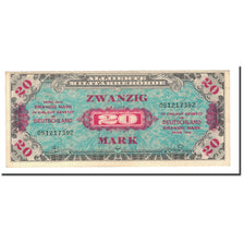 Banknote, Germany, 20 Mark, 1944, KM:195d, AU(55-58)