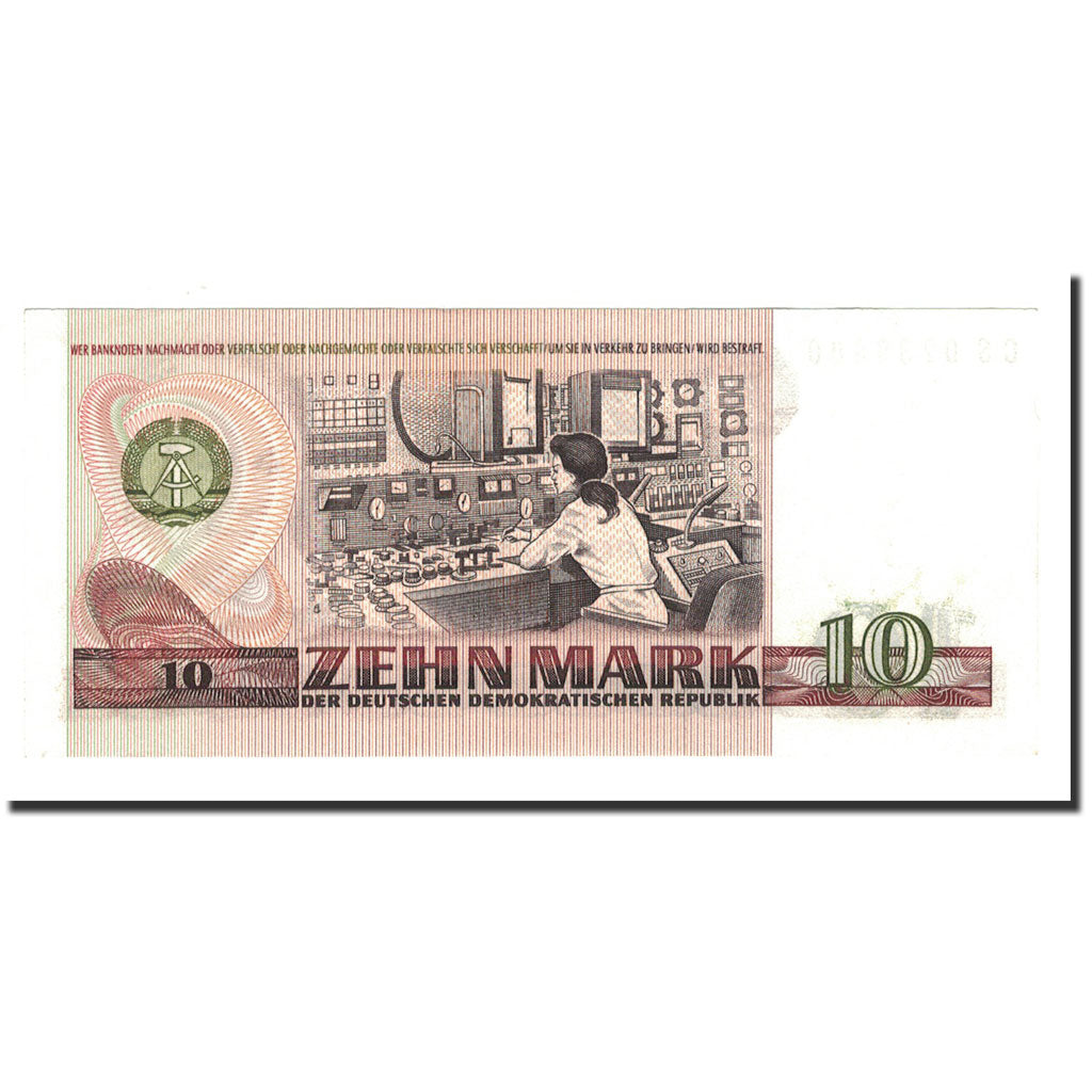 Germany - Democratic Republic, 10 Mark, 1971, KM:28b, UNC(65-70)
