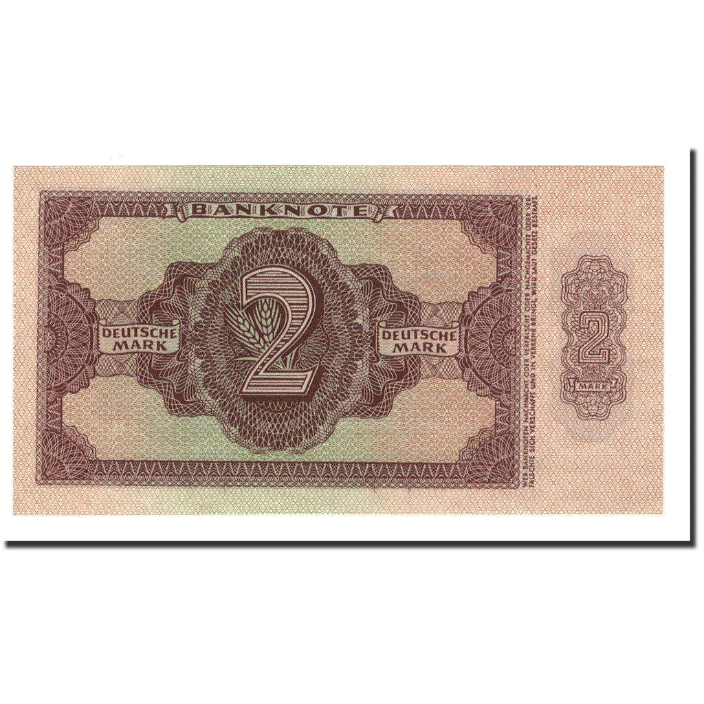 Banknote, Germany - Democratic Republic, 2 Deutsche Mark, 1948, KM:10b