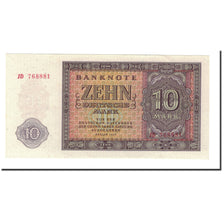 Banknote, Germany - Democratic Republic, 10 Deutsche Mark, 1955, KM:18a