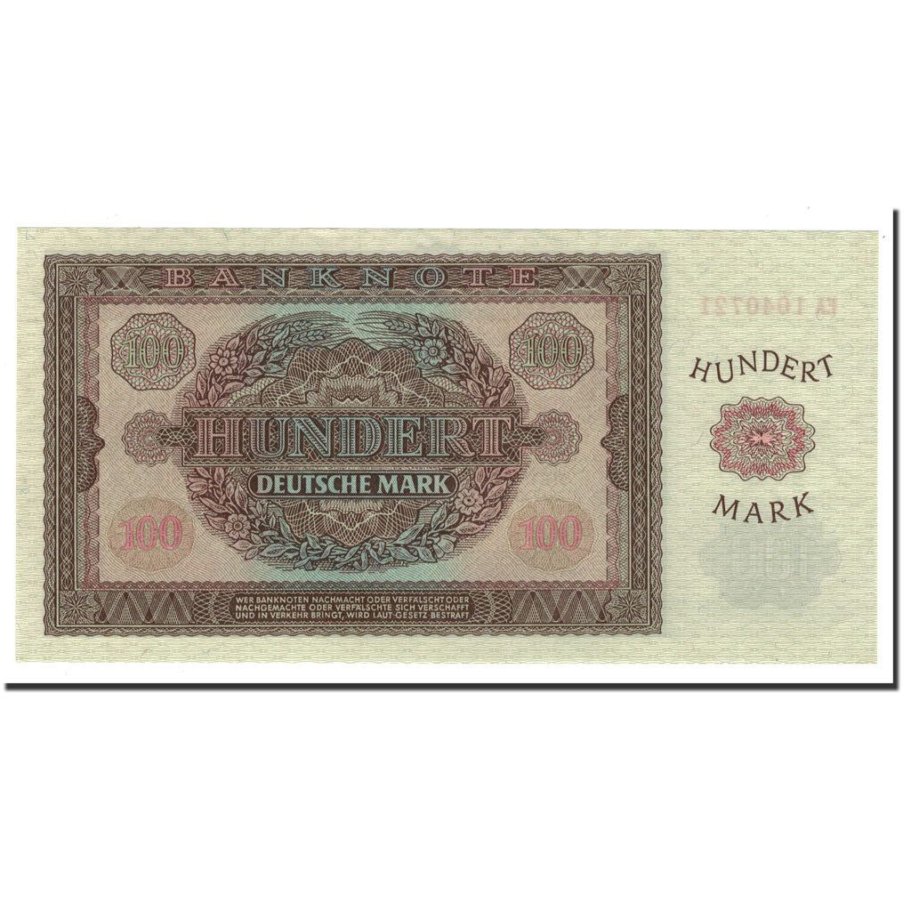 Banknote, Germany - Democratic Republic, 100 Deutsche Mark, 1955, KM:21