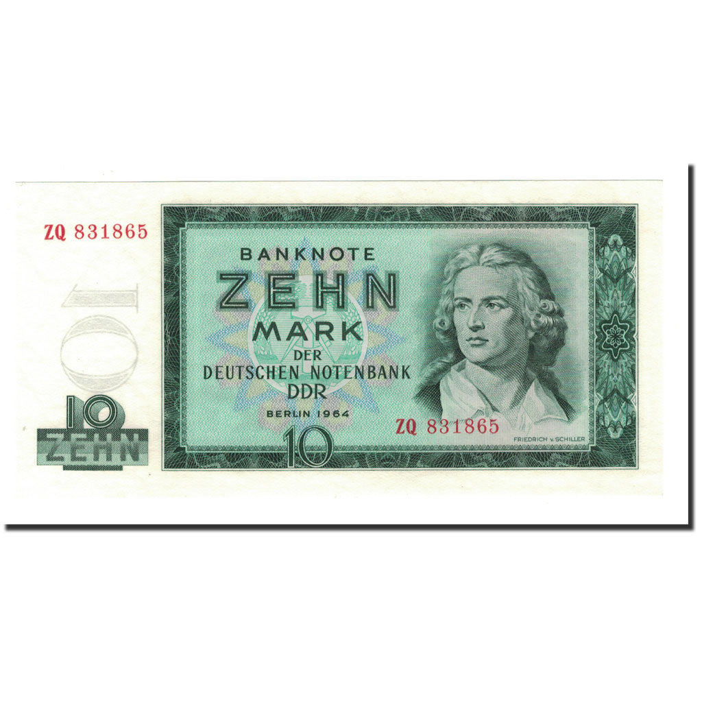 Germania - Repubblica Democratica, 10 Mark, 1964, KM:23a, FDS