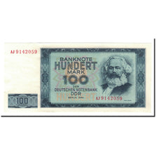 Biljet, Duitse Democratische Republiek, 100 Mark, 1964, KM:26a, NIEUW