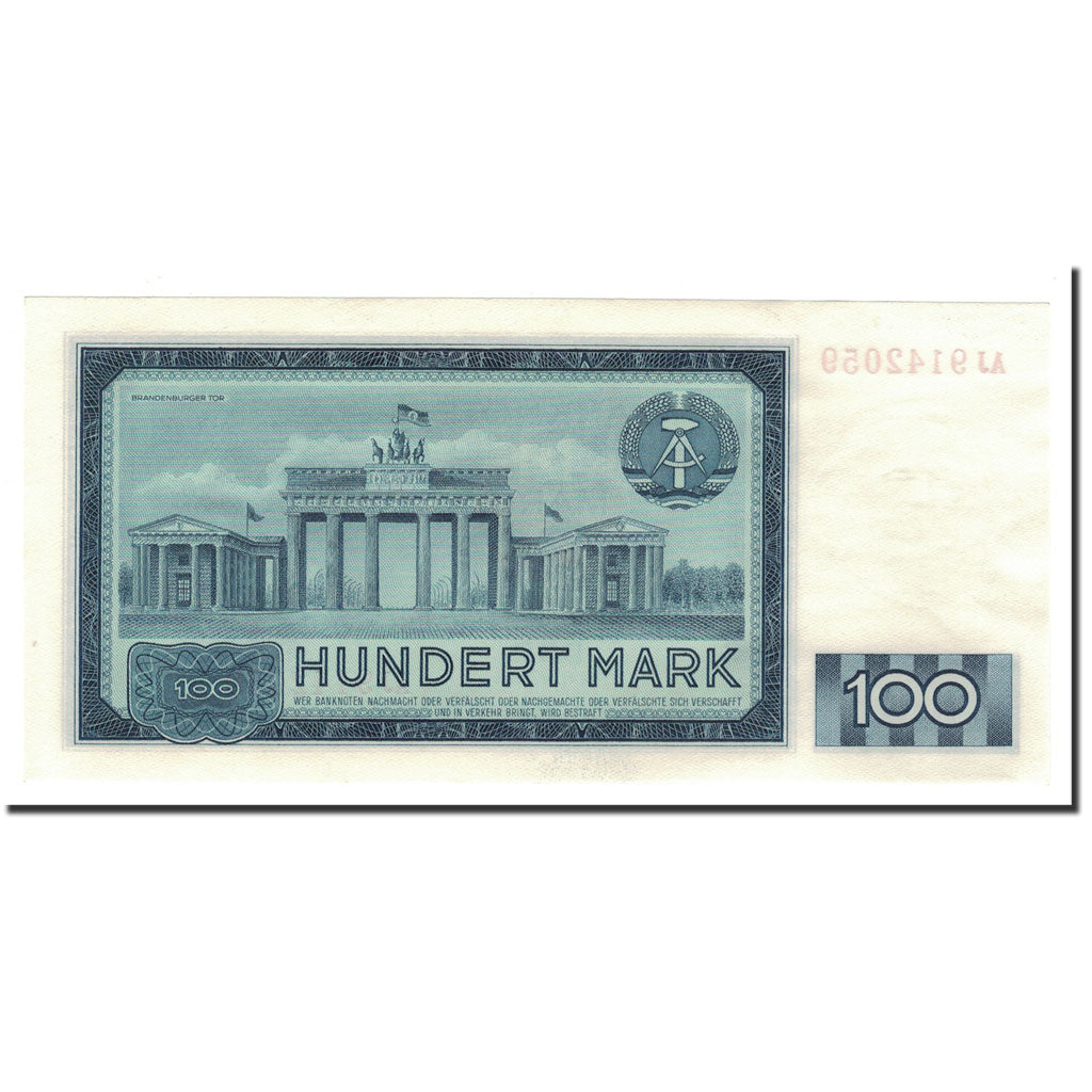 Banknote, Germany - Democratic Republic, 100 Mark, 1964, KM:26a, UNC(65-70)