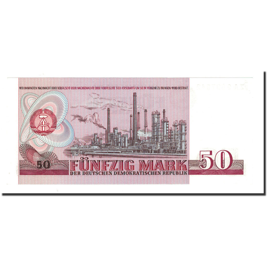 Banknote, Germany - Democratic Republic, 50 Mark, 1971, KM:30b, UNC(65-70)