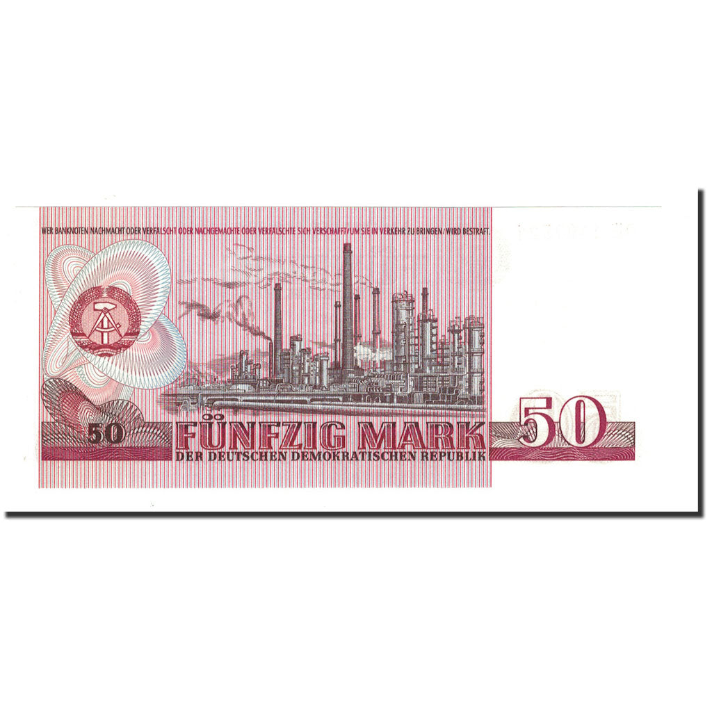 Banknote, Germany - Democratic Republic, 50 Mark, 1971, KM:30a, UNC(65-70)