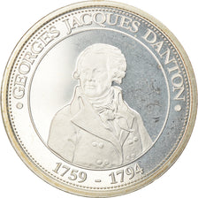 France, Medal, Révolution Française, Danton, History, MS(64), Silver