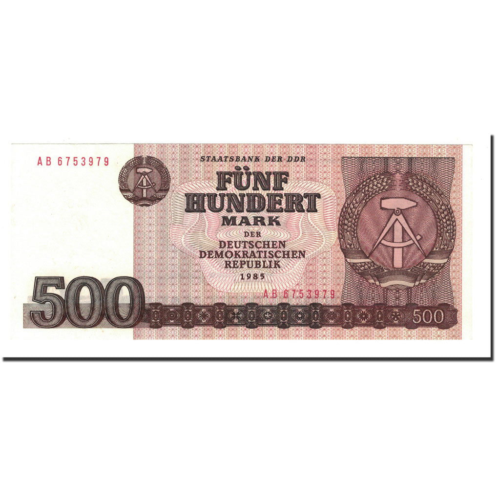 Germania - Repubblica Democratica, 500 Mark, 1985, KM:33, FDS