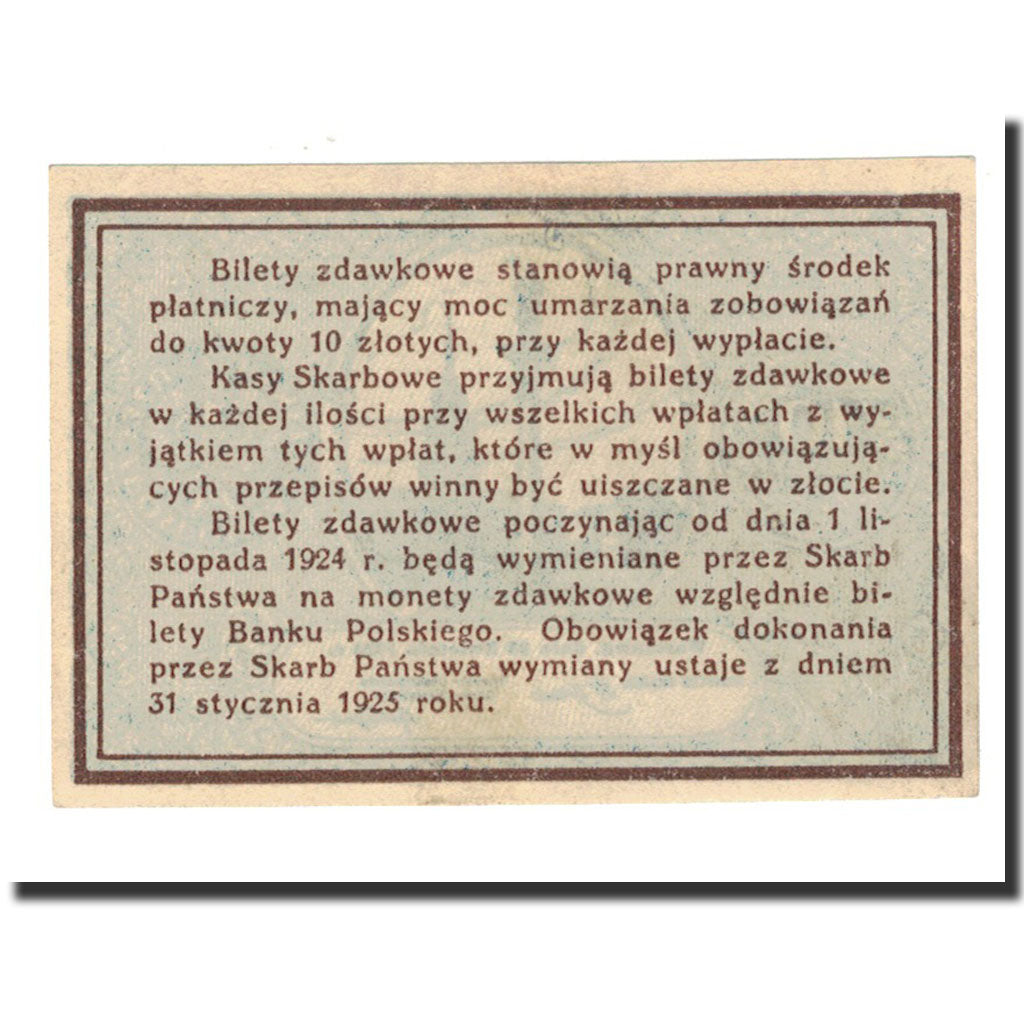 Poland, 10 Groszy, 1924, 1924-04-28, KM:44, UNC(63)