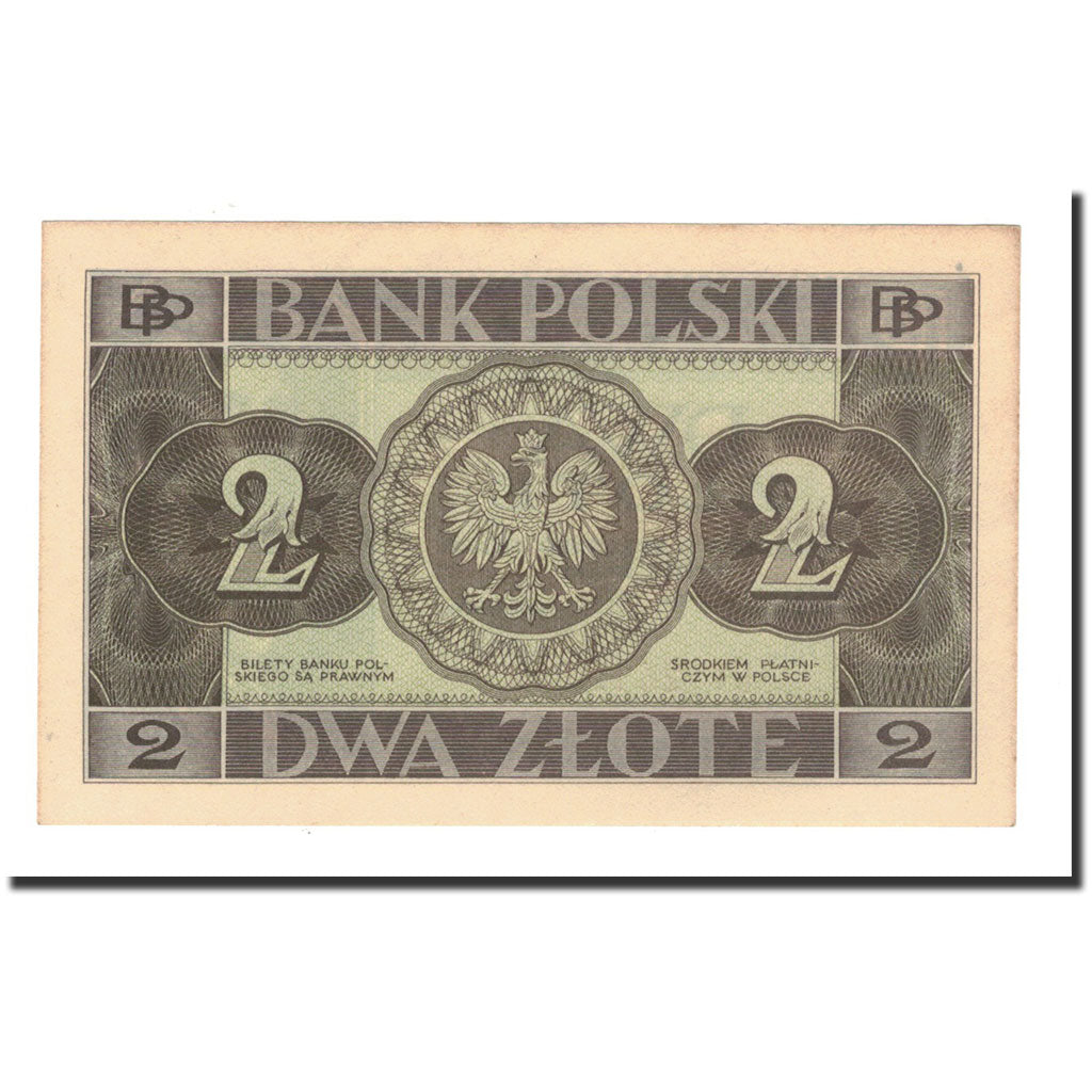 Banknote, Poland, 2 Zlote, 1936, 1936-02-26, KM:76a, UNC(64)