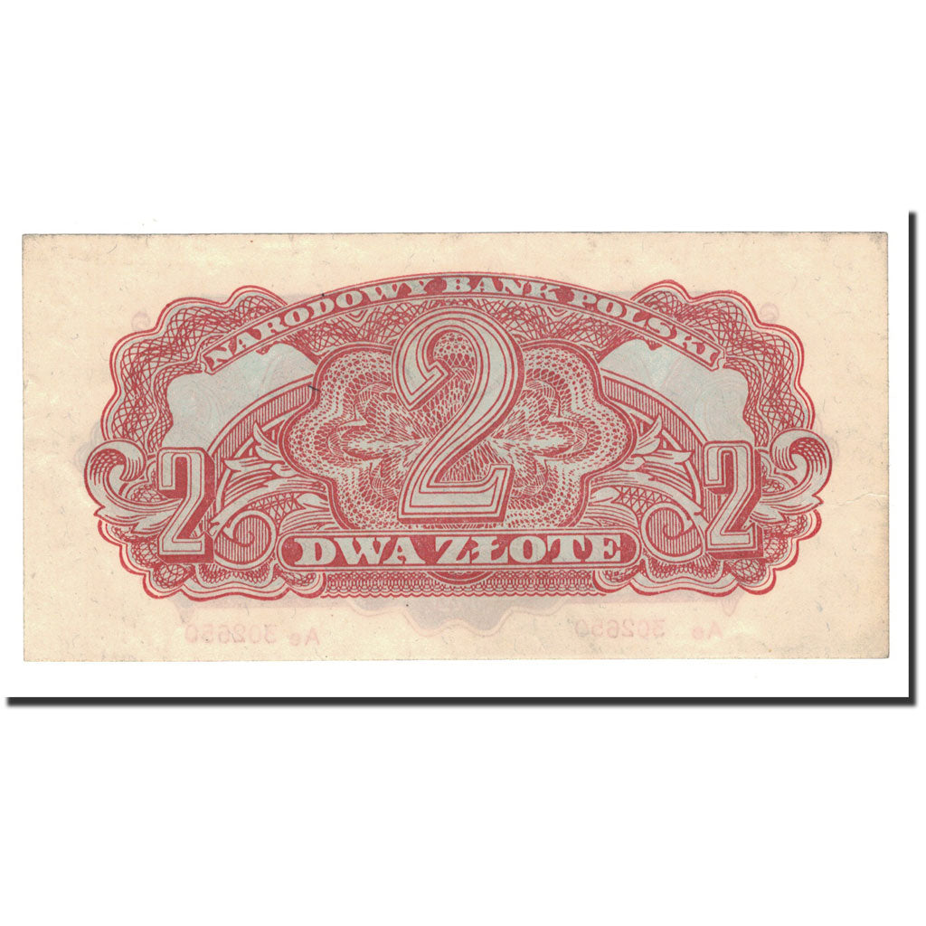 Poland, 2 Zlote, 1944, KM:107a, AU(55-58)