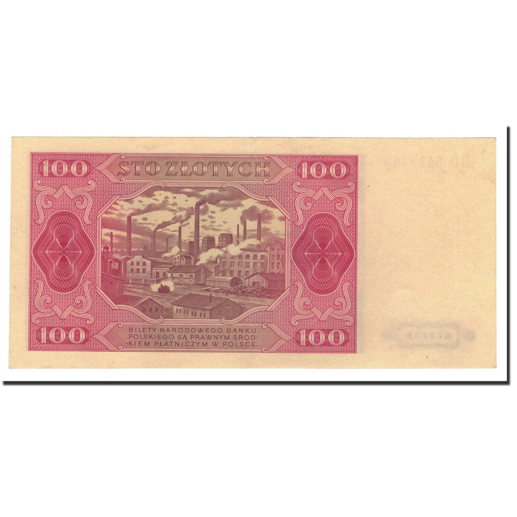 Banknote, Poland, 100 Zlotych, 1948, 1948-07-01, KM:139a, UNC(65-70)