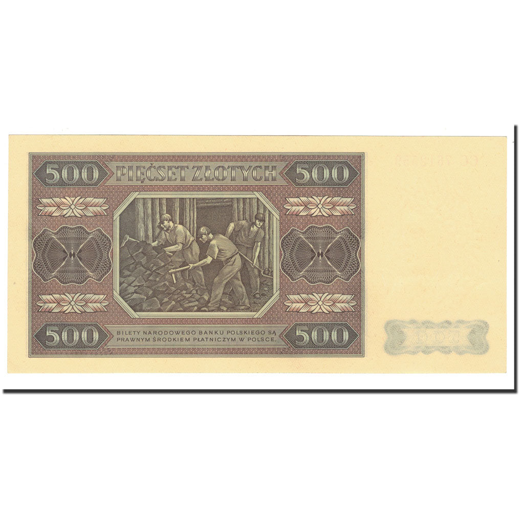 Billet, Pologne, 500 Zlotych, 1948, 1948-07-01, KM:140, NEUF