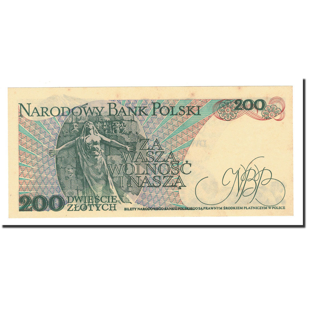 Poland, 200 Zlotych, 1982, 1982-06-01, KM:144b, UNC(63)
