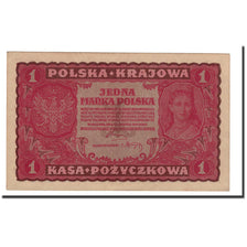 Polen, 1 Marka, 1919, KM:23, 1919-08-23, VZ+