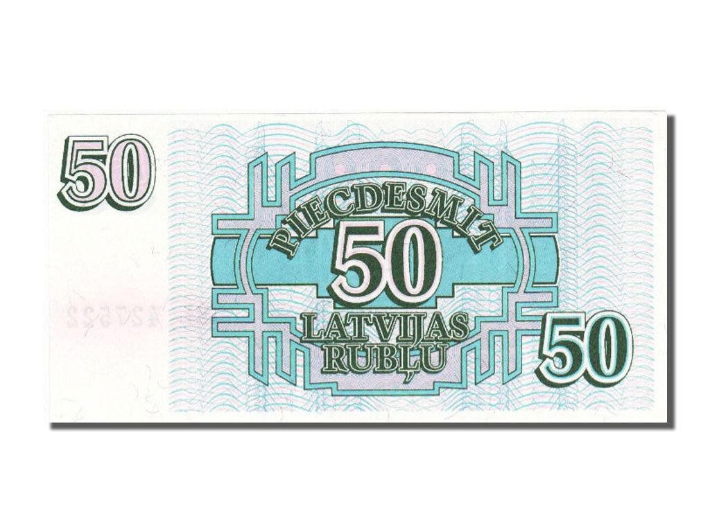 Latvia, 50 Rublu, 1992, KM #40, UNC(65-70), RL 427522