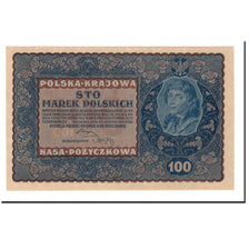 Billete, 100 Marek, 1919, Polonia, KM:27, 1919-08-23, SC+