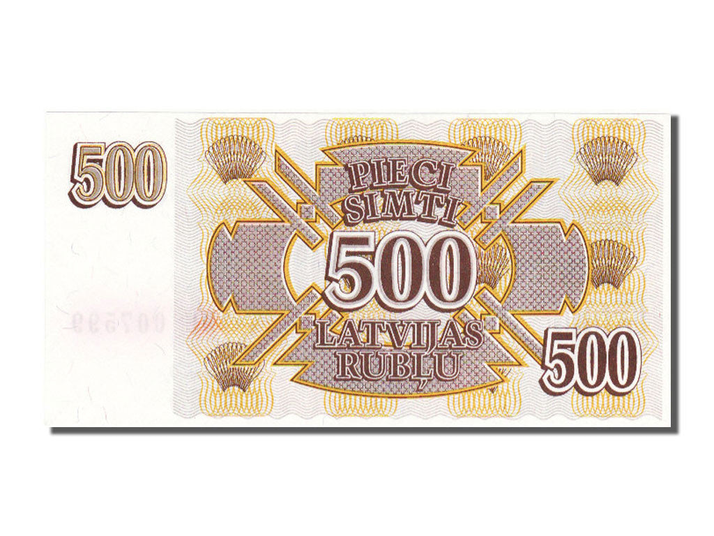 Latvia, 500 Rublu, 1992, KM #42, UNC(65-70), ME 007599