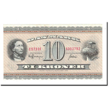 Banknote, Denmark, 10 Kroner, 1972-1973, KM:44ac, UNC(65-70)