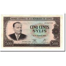 Billete, 500 Sylis, 1980, Guinea, KM:27A, SC+