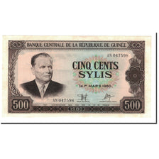 Banknote, Guinea, 500 Sylis, 1980, KM:27A, UNC(64)