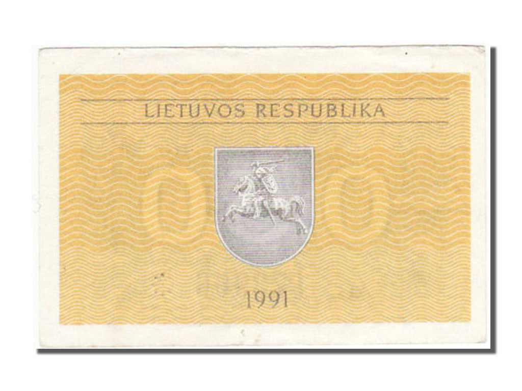 Biljet, Lithouwen, 0.50 Talonas, 1991, SUP