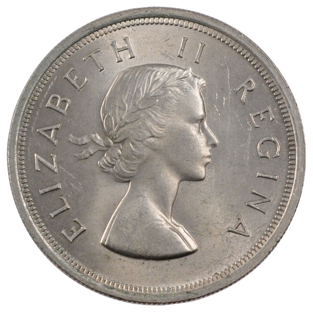 Sudafrica, Elizabeth II, 5 Shillings, 1953, SPL, Argento, KM:52