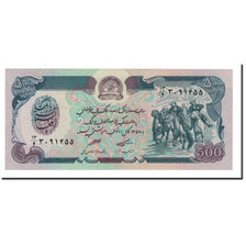 Billete, 500 Afghanis, 1979, Afganistán, KM:59, UNC