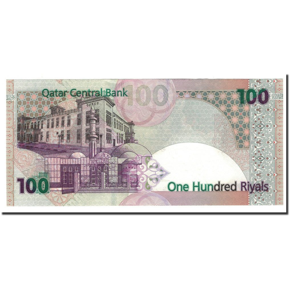 Banknote, Qatar, 100 Riyals, Undated (2003), KM:24, UNC(65-70)