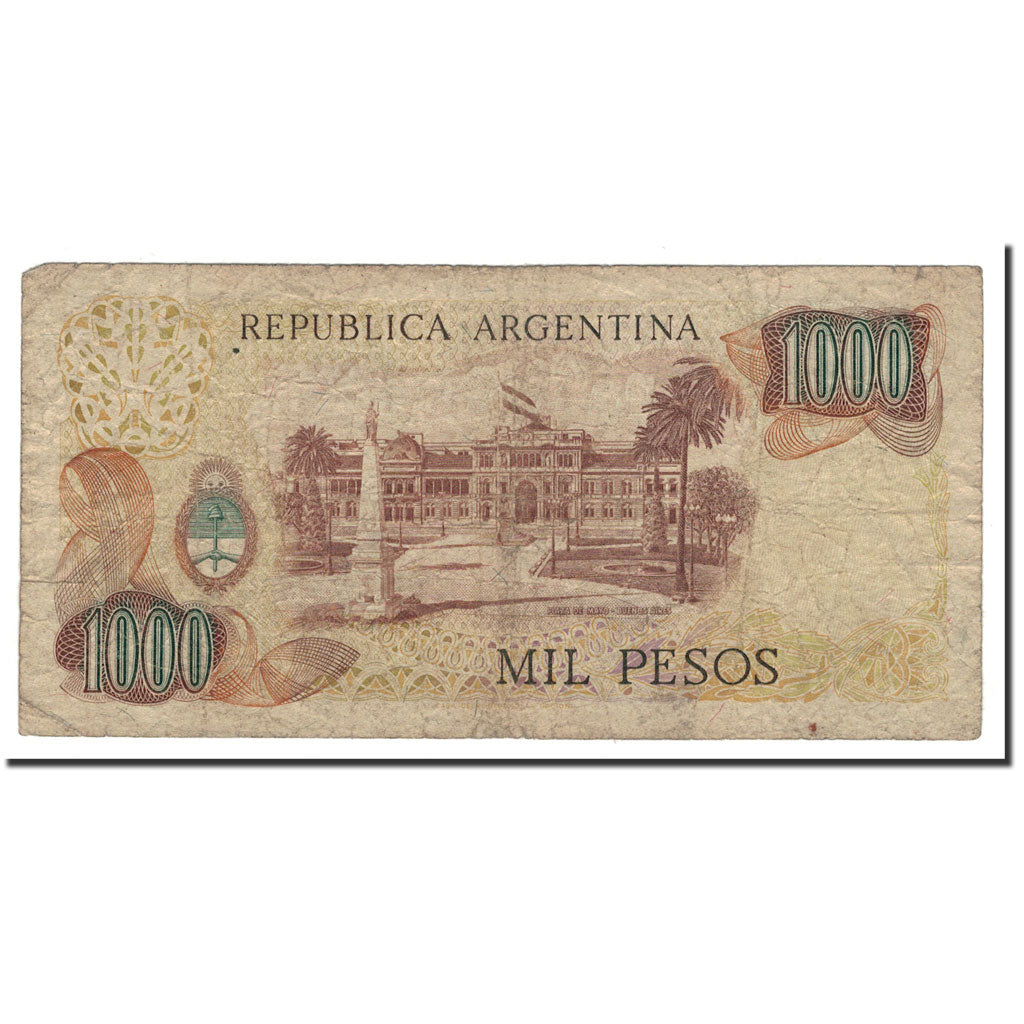 Banknote, Argentina, 1000 Pesos, Undated (1976-83), KM:304c, F(12-15)