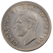 Moneta, Sudafrica, George VI, 5 Shillings, 1947, SPL, Argento, KM:31