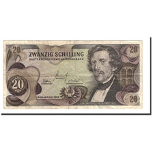 Banknote, Austria, 20 Schilling, 1968, 1967-07-02, KM:142a, EF(40-45)