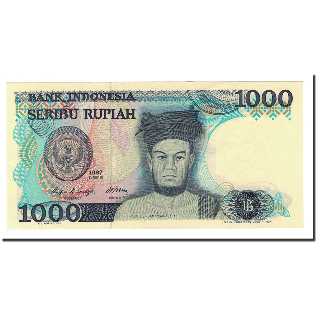 Banconote, Indonesia, 1000 Rupiah, 1987, KM:124a, SPL