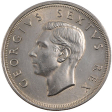 South Africa, 5 Shillings, 1950, KM #40.1, MS(60-62), Silver, 38.8, 28.36