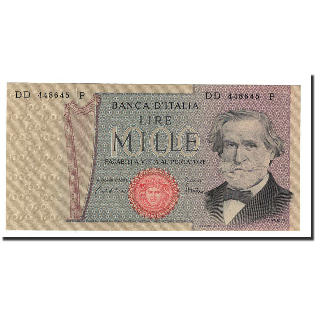 Banknote, Italy, 1000 Lire, 1969-1981, 1981-05-30, KM:101h, EF(40-45)
