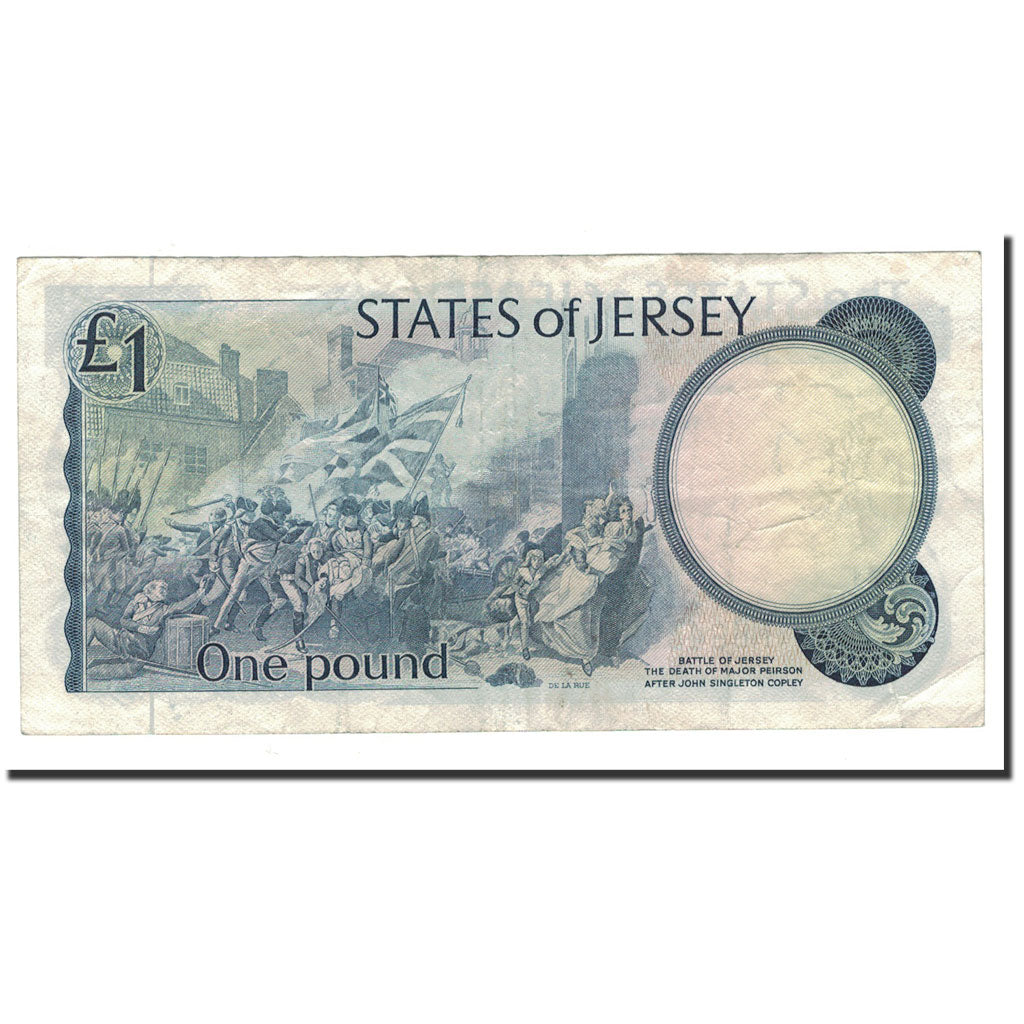 Jersey, 1 Pound, 1976-1988, KM:11b, BB