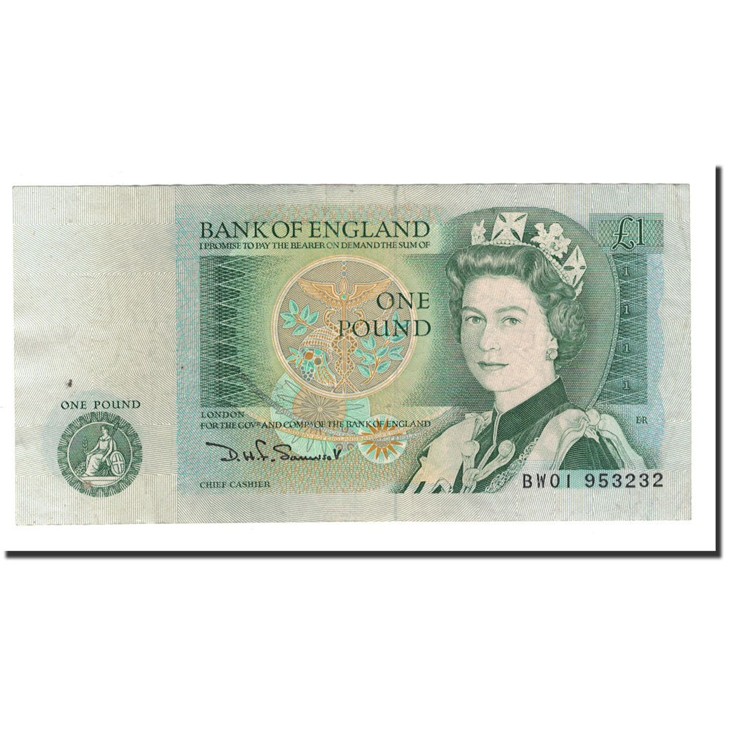 Banknote, Great Britain, 1 Pound, 1981-1984, KM:377b, AU(50-53)