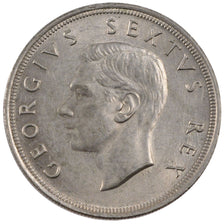 Sudafrica, George VI, 5 Shillings, 1952, SPL, Argento, KM:41