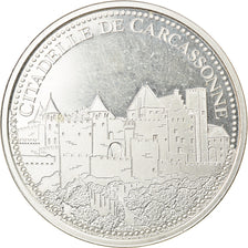 France, Medal, La Citadelle de Carcassonne, Geography, MS(64), Silver